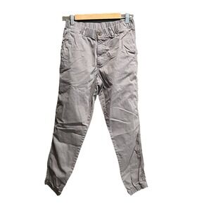 Bearbottom Gray Men's Tapered Chino Ankle Jogger Pants Size Medium